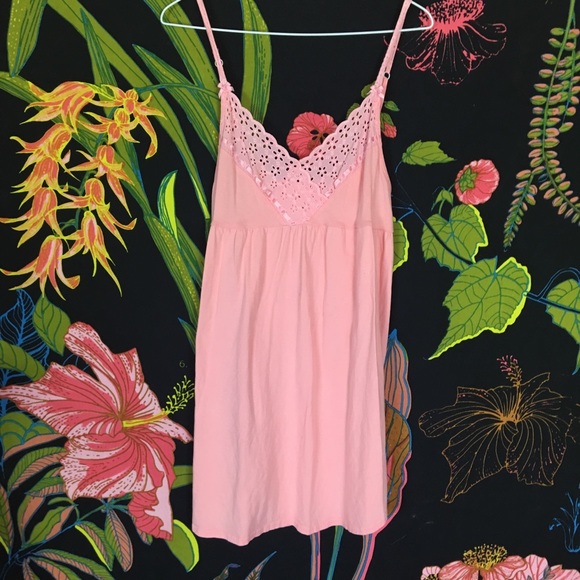 Victoria's Secret Other - VS BABY PINK EYELET LACE NIGHTIE
